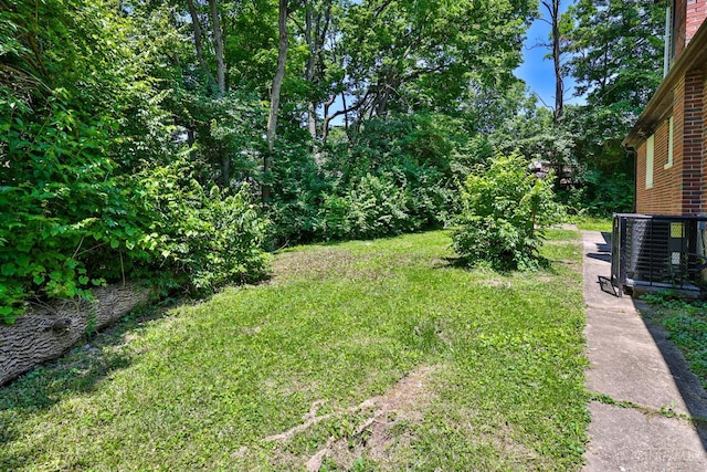 5038 W High St, Cincinnati, OH 45238 - view of green lawn featuring central air condition unit