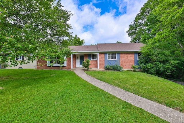 1885 Forest View Ct, Green Twp, OH 45233 - ranch-style home featuring a front lawn and brick siding