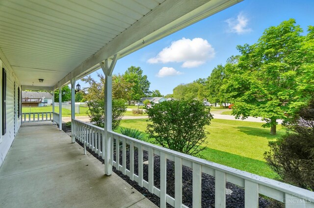3914 Brookville Dr, Batavia Twp, OH 45102 - porch with a yard