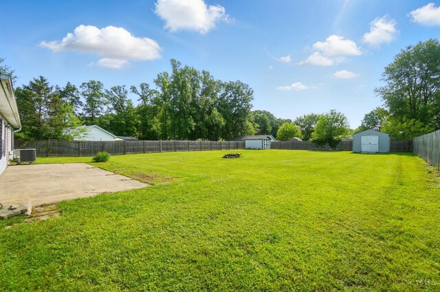3914 Brookville Dr, Batavia Twp, OH 45102 - view of yard with a patio area and central air condition unit