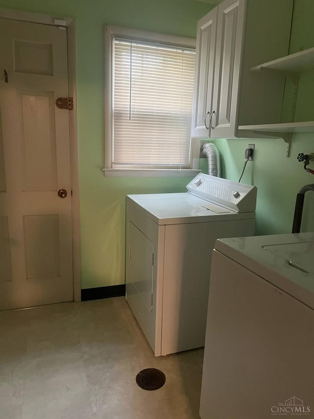2808 Lopane Ave, Middletown, OH 45044 - laundry room featuring washer and dryer and cabinet space