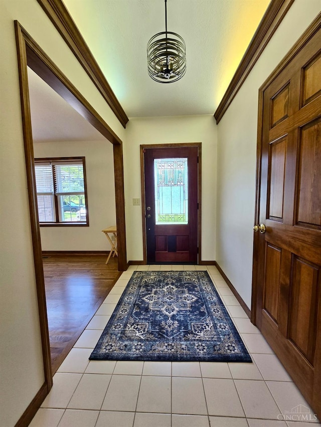 1244 Timber Creek Dr, Hanover Twp, OH 45013 - entryway with healthy amount of natural light and light tile patterned flooring