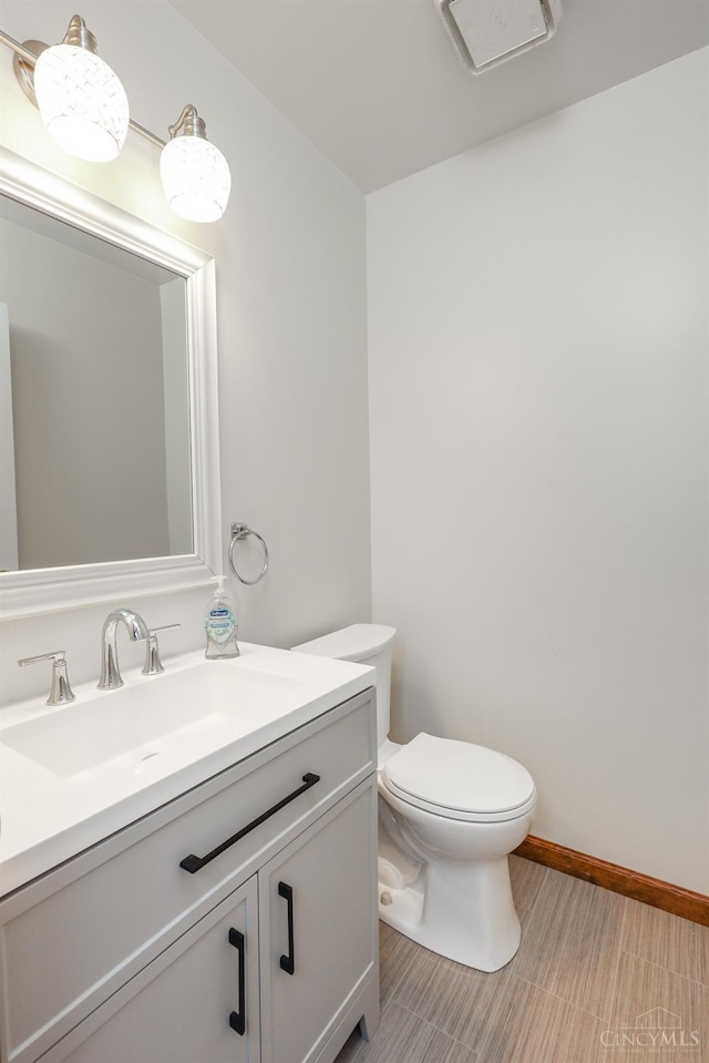 1244 Timber Creek Dr, Hanover Twp, OH 45013 - half bath with vanity and toilet