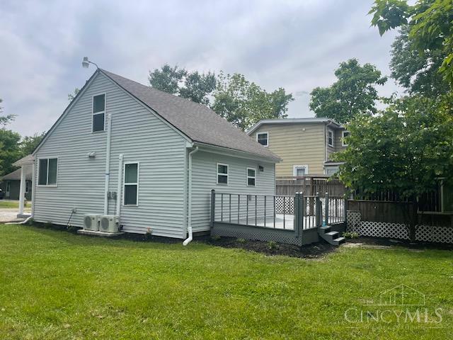 4 Cottage Ct, Anderson Twp, OH 45230 - back of house featuring a deck and a yard