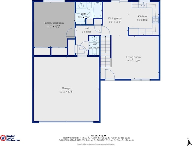 1240 Carriage Hill Ln, Hamilton, OH 45013 - home floor plan