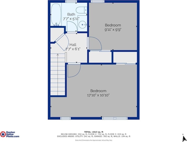 1240 Carriage Hill Ln, Hamilton, OH 45013 - property floor plan
