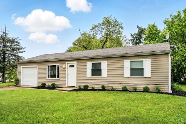 3195 Deshler, Colerain Twp, OH 45251 - ranch-style home with driveway, a front lawn, and an attached garage