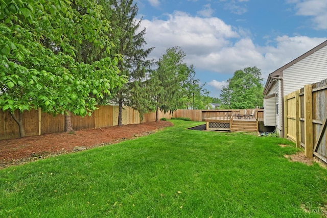 557 Hamblin Dr, Union Twp, OH 45255 - view of yard with a deck