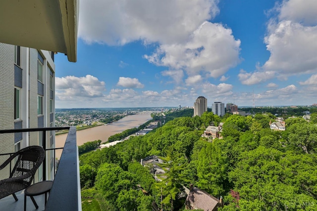 2401 Ingleside Ave Unit 10D, Cincinnati, OH 45206 - water view with a tree filled landscape and nearby urban area