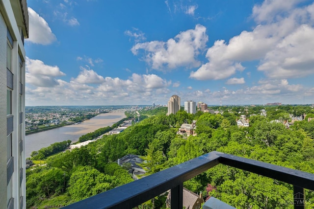 2401 Ingleside Ave Unit 10D, Cincinnati, OH 45206 - water view with a tree filled landscape and nearby urban area