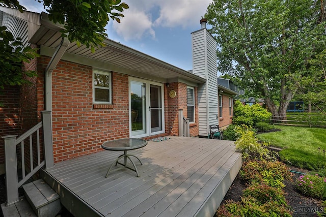 8750 E Kemper Rd, Symmes Twp, OH 45249 - view of wooden terrace
