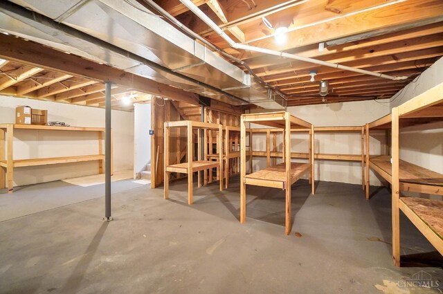 2193 Phillips Rd, Union Twp, OH 45036 - unfinished basement featuring stairway