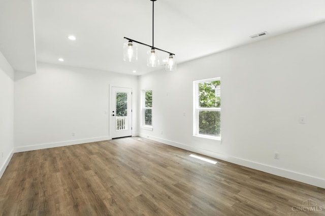 2356 Concord St, Cincinnati, OH 45206 - empty room featuring wood finished floors and recessed lighting