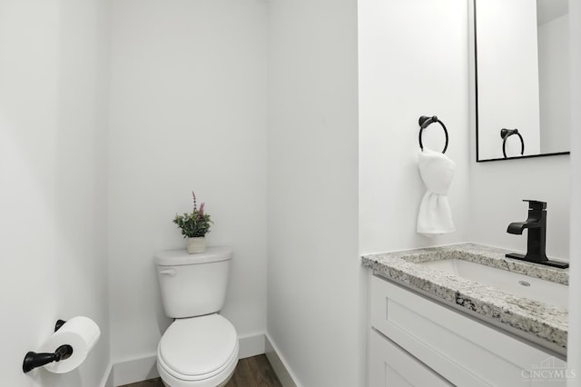 2356 Concord St, Cincinnati, OH 45206 - half bath with vanity and wood finished floors