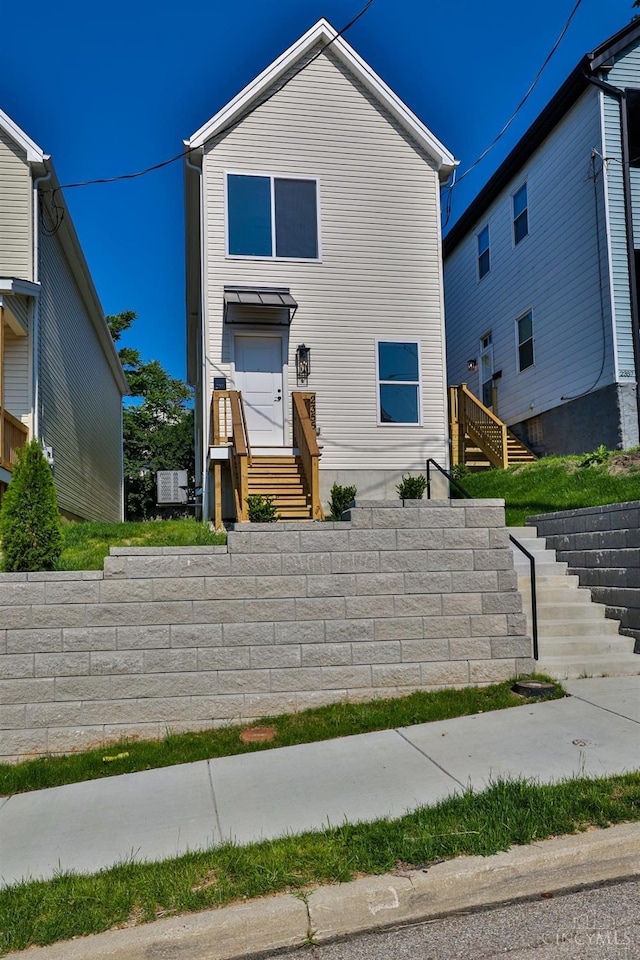 2355 Concord St, Cincinnati, OH 45206 - view of front of home featuring stairs
