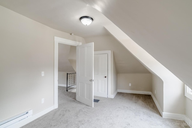 2002 Clarion Ave, Cincinnati, OH 45207 - bonus room with carpet floors, a baseboard heating unit, and lofted ceiling