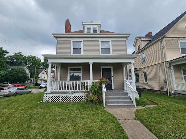 2002 Clarion Ave, Cincinnati, OH 45207 - traditional style home featuring a front yard and covered porch