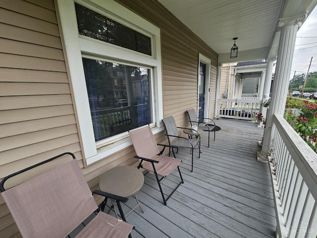 2002 Clarion Ave, Cincinnati, OH 45207 - view of wooden porch