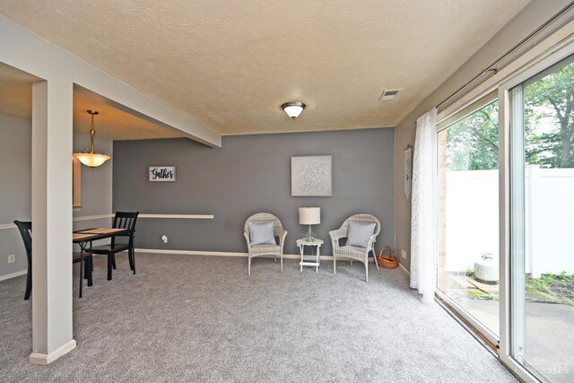 5 Spotswood Cmn, Union Twp, OH 45103 - sitting room with carpet flooring, a textured ceiling, and baseboards