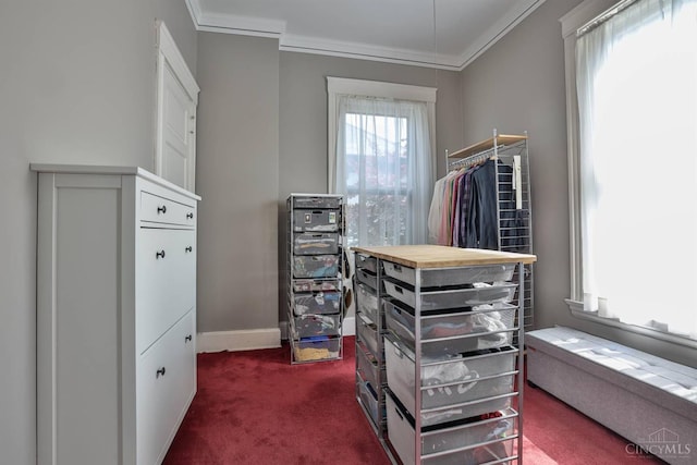 2334 Upland Pl, Cincinnati, OH 45206 - walk in closet with dark carpet