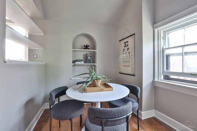 2334 Upland Pl, Cincinnati, OH 45206 - dining space featuring wood finished floors and baseboards