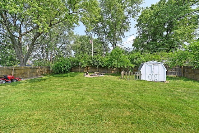 2868 Grosvenor Dr, Colerain Twp, OH 45251 - view of yard featuring a fire pit