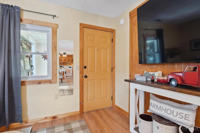 12977 E US Rt 50, Paint Twp, OH 45612 - entrance foyer featuring wood finished floors