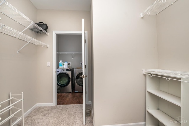 3779 Sturbridge Way, Pierce Twp, OH 45245 - walk in closet with carpet flooring and independent washer and dryer