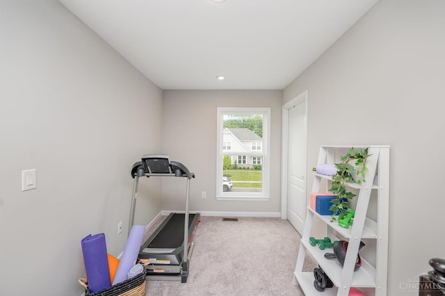 3779 Sturbridge Way, Pierce Twp, OH 45245 - exercise room with carpet floors and baseboards