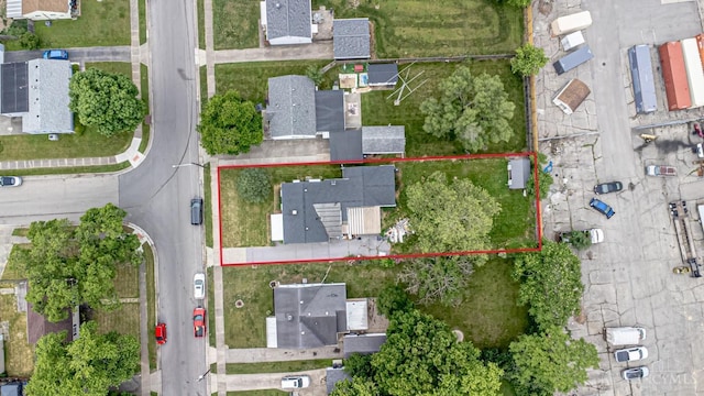 800 Richardson Dr, Middletown, OH 45042 - aerial view of property's location featuring property parcel outlined