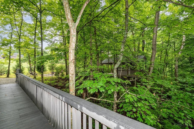 3190 Fox Run Dr, Ross Twp, OH 45013 - view of wooden deck