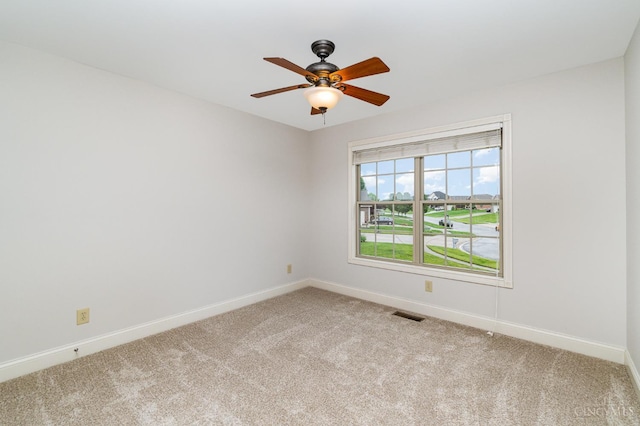 3190 Fox Run Dr, Ross Twp, OH 45013 - unfurnished room with carpet flooring and ceiling fan