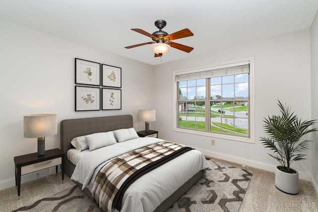 3190 Fox Run Dr, Ross Twp, OH 45013 - bedroom featuring carpet flooring and a ceiling fan