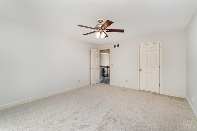 3190 Fox Run Dr, Ross Twp, OH 45013 - unfurnished bedroom with light carpet and a ceiling fan