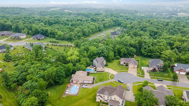 3190 Fox Run Dr, Ross Twp, OH 45013 - aerial overview of property's location featuring a heavily wooded area and nearby suburban area