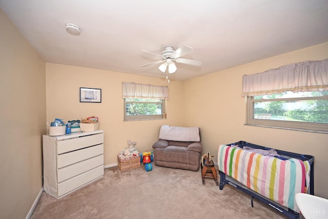 3430 Melodymanor Dr, Colerain Twp, OH 45239 - bedroom with carpet and ceiling fan