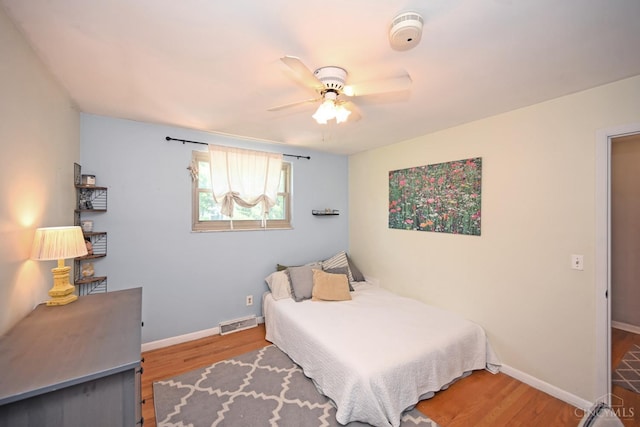 3430 Melodymanor Dr, Colerain Twp, OH 45239 - bedroom featuring wood finished floors and ceiling fan