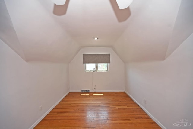 3430 Melodymanor Dr, Colerain Twp, OH 45239 - bonus room with ceiling fan, light wood-style floors, and lofted ceiling