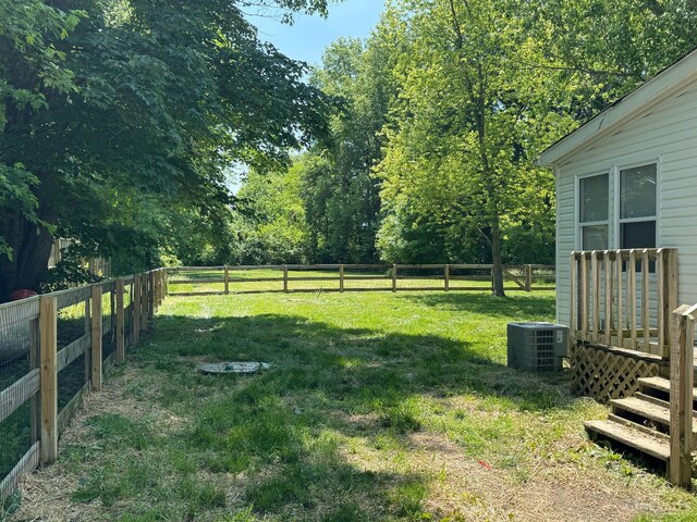 46 Frazier Rd, Jefferson Twp, OH 45148 - view of yard featuring central AC