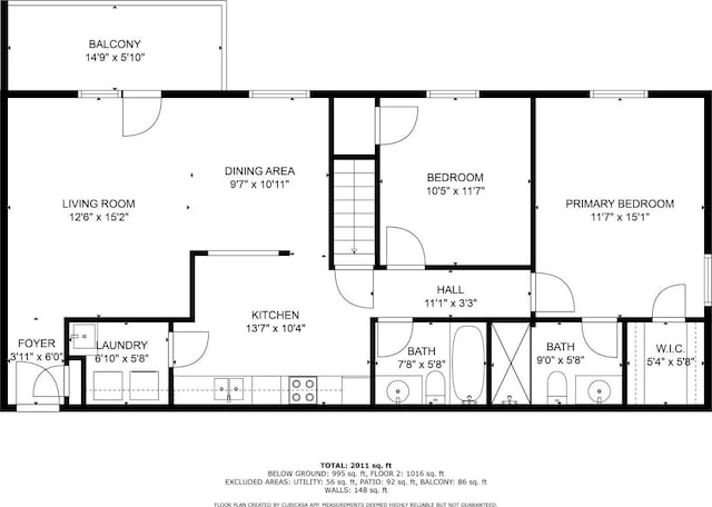 3721 W Galbraith Rd Unit A-2, Cincinnati, OH 45247 - property floor plan