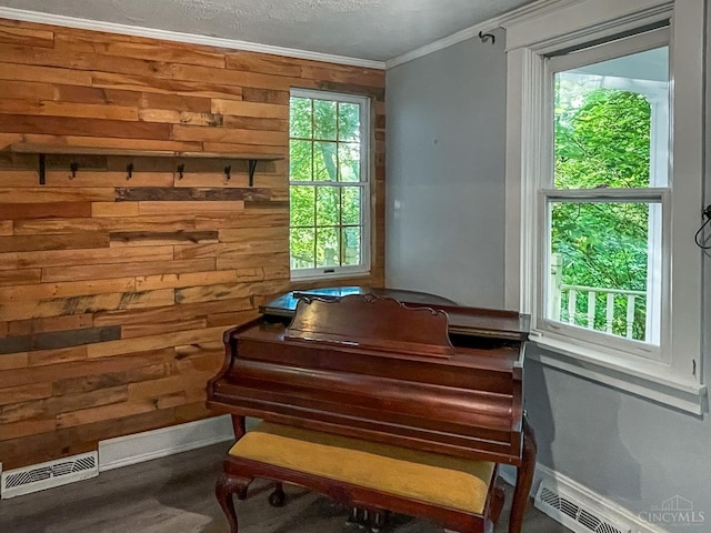 1588 Moon Valley Ln, Anderson Twp, OH 45230 - detailed view of ornamental molding, wood walls, and wood finished floors