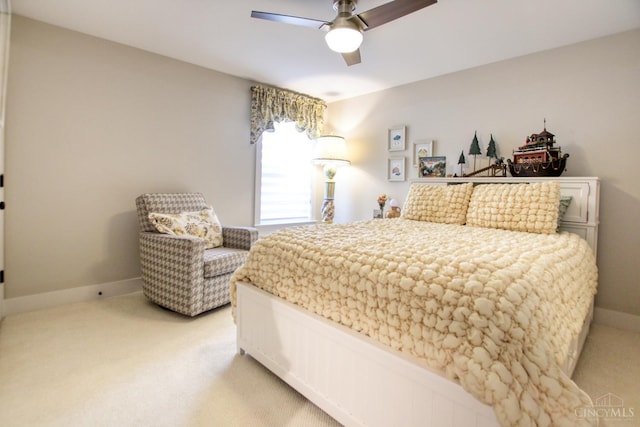 2645 Autumn Harvest Dr, Deerfield Twp, OH 45140 - bedroom featuring light colored carpet and a ceiling fan