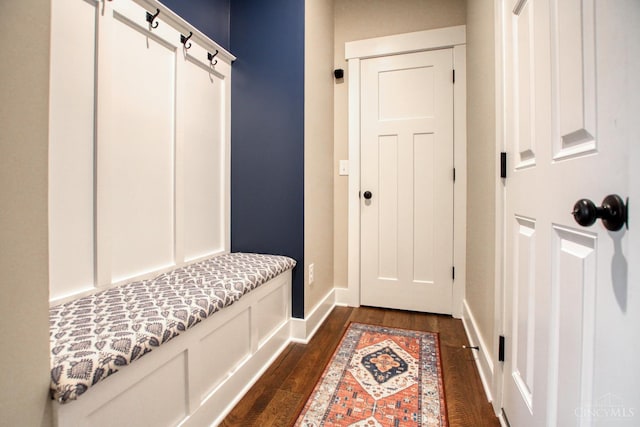 2645 Autumn Harvest Dr, Deerfield Twp, OH 45140 - mudroom featuring dark wood-style flooring and baseboards
