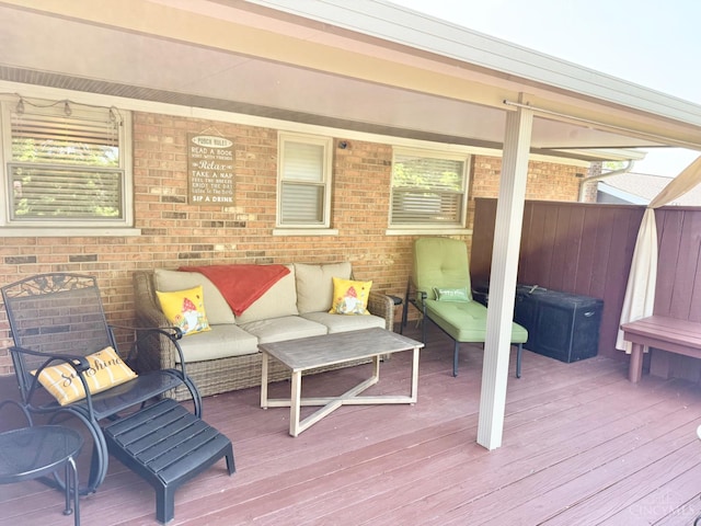 4375 Airycrest Ln, Cincinnati, OH 45211 - wooden terrace featuring an outdoor hangout area