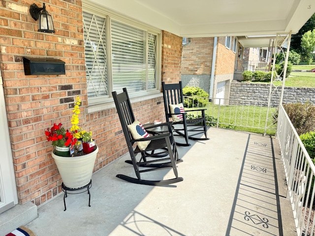 4375 Airycrest Ln, Cincinnati, OH 45211 - view of covered porch