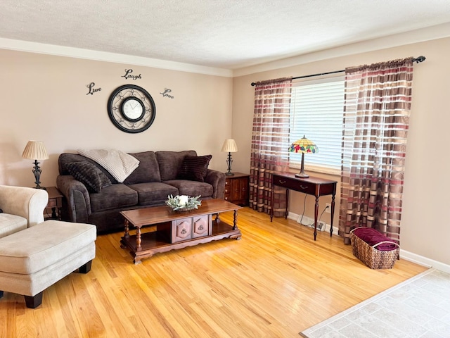 4375 Airycrest Ln, Cincinnati, OH 45211 - living room featuring wood finished floors and crown molding