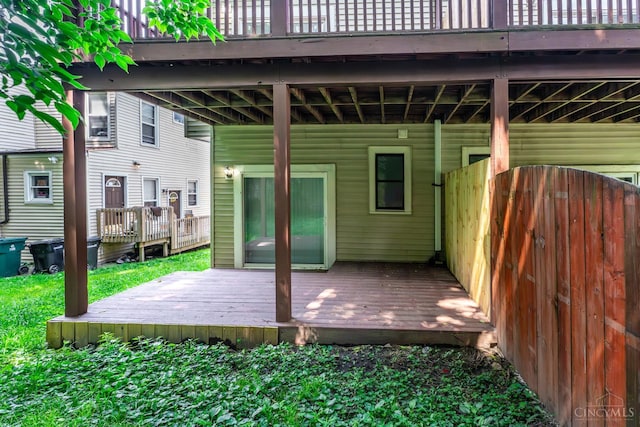 2266 Loth St, Cincinnati, OH 45219 - view of deck