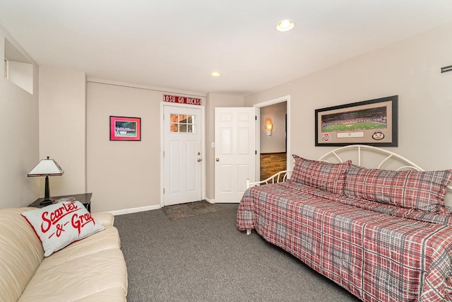 5200 Poets Way, Liberty Twp, OH 45011 - bedroom with carpet flooring and recessed lighting