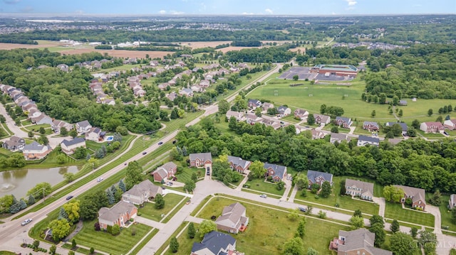 5200 Poets Way, Liberty Twp, OH 45011 - aerial view of property and surrounding area featuring nearby suburban area and a nearby body of water