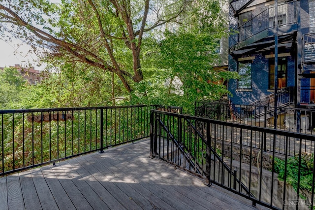 306 Mulberry St Unit 2, Cincinnati, OH 45202 - deck featuring stairs